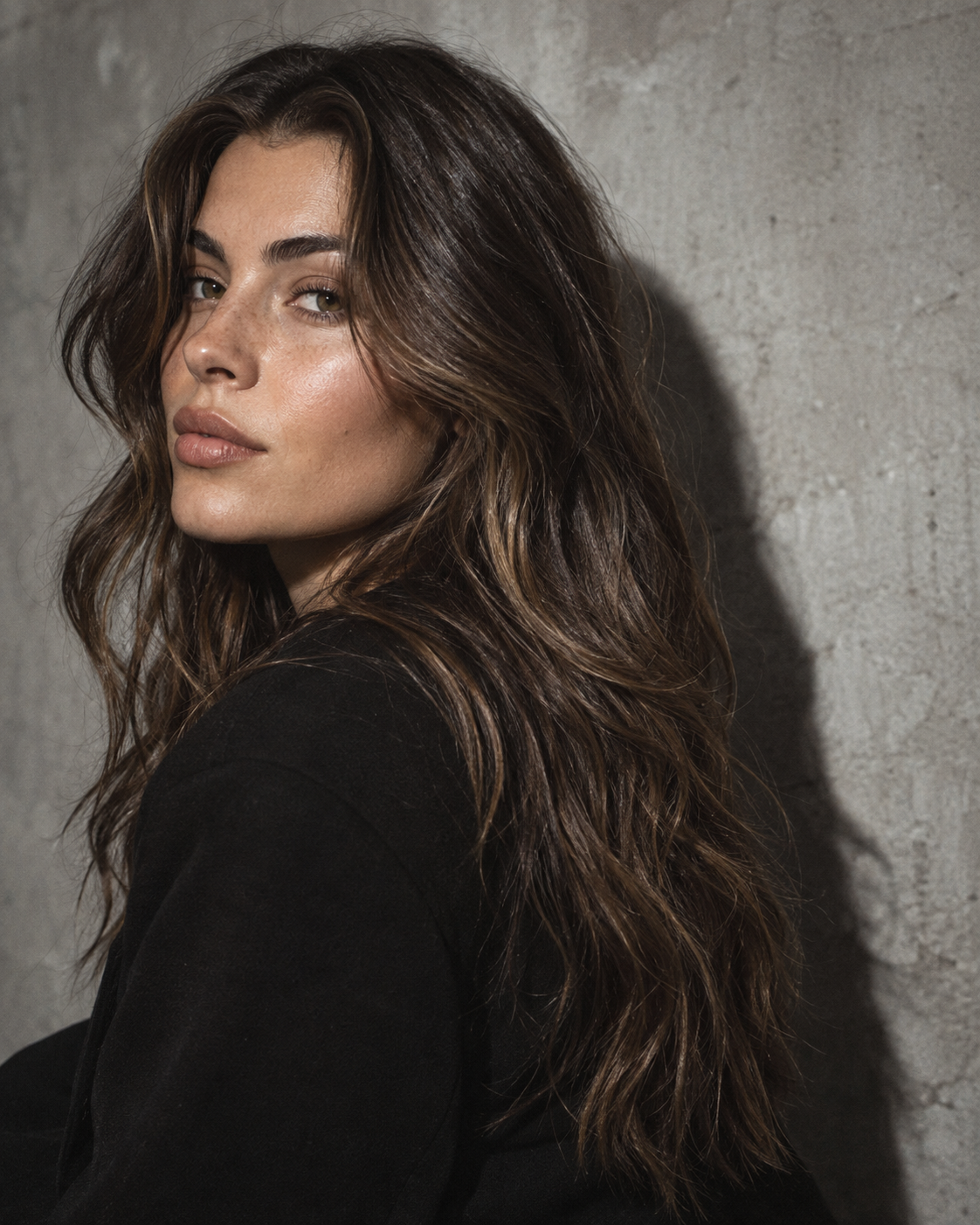 Konceptbild: dimensionell brun balayage